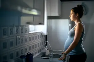 How would you feel if you were faced with the unexpected passing of your partner with a baby on the way?